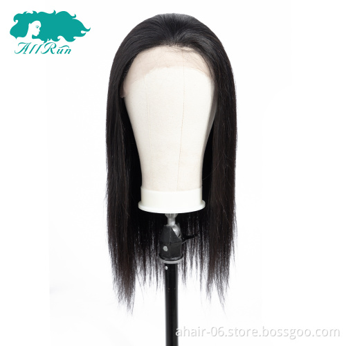 Cheap100% Raw Virgin Hair Unprocessed Wholesale , Straight 13x4 Lace Frontal  Brazilian Virgin Human Hair Wigs For Black Women